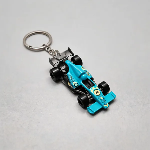 Blue_Plastic_3D_Formula_1_Racing_Car_Keychain