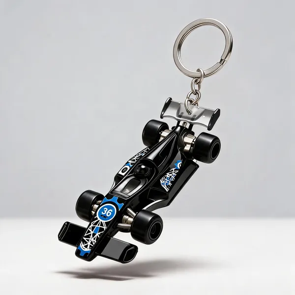 Black_Plastic_3D_Formula_1_Racing_Car_Keychain