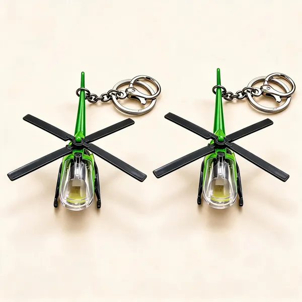 Green_3D_Alloy_Helicopter_Model_Keychain