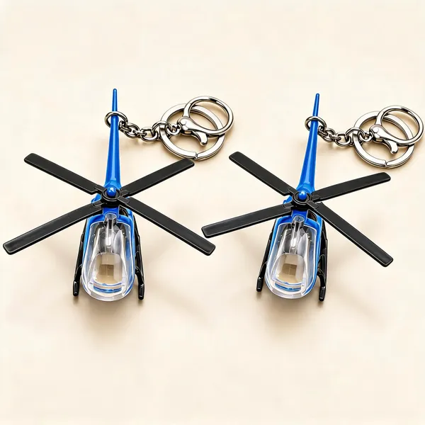 Blue_3D_Alloy_Helicopter_Model_Keychain