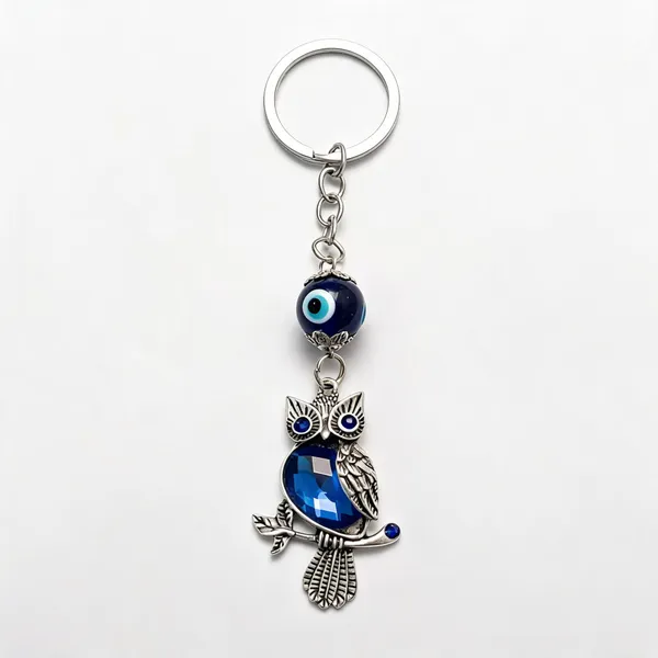 Midnight_Blue_Rubber_Plastic_Owl_Evil_Eye_Keychain_Charm