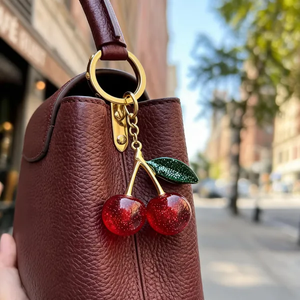 Red_Glitter_Cherry_Pop_Translucent_Bag_Charm_Keychain