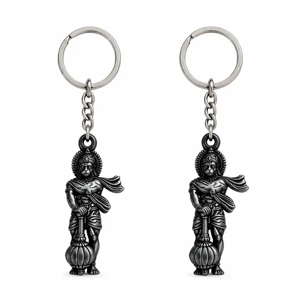 Bajrang_Bali_Hanuman_With_Gada_Gray_Keychain