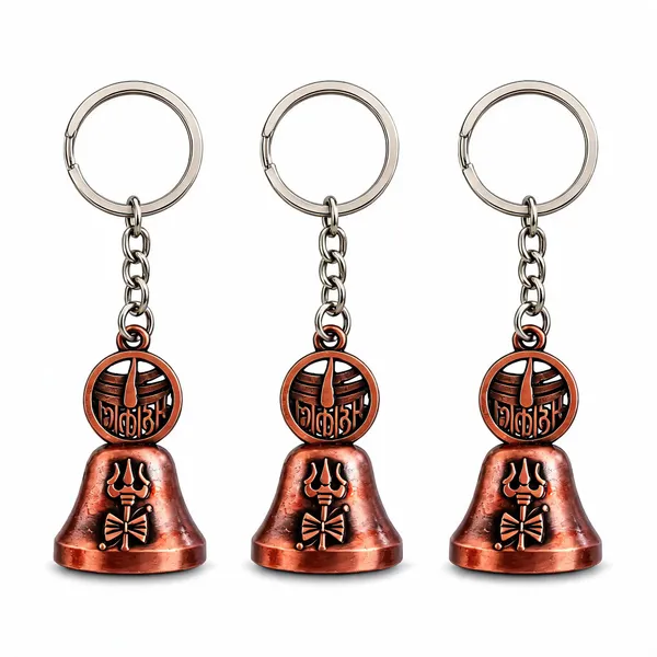 Bronze_Metal_Mahakal_Bell_Keychain