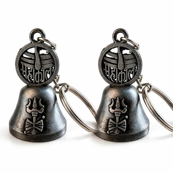 Gray_Metal_Mahakal_Bell_Keychain