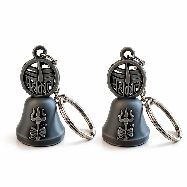 Gray_Metal_Mahakal_Bell_Keychain