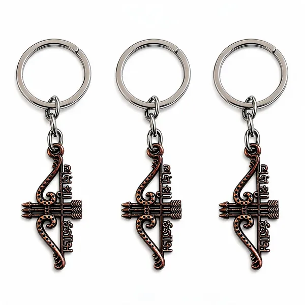 Jai_Shree_Shyam_Bronze_Metal_Design_Keychain
