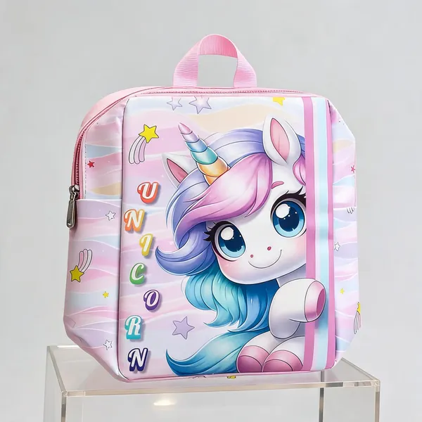 Pastel_Pink_Polyester_Kawaii_Unicorn_Rainbow_Mini_Backpack_For_Girls