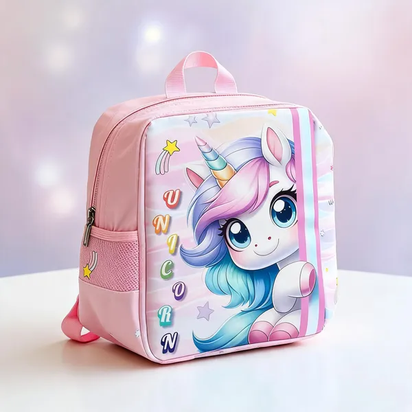 Pastel_Pink_Polyester_Kawaii_Unicorn_Rainbow_Mini_Backpack_For_Girls
