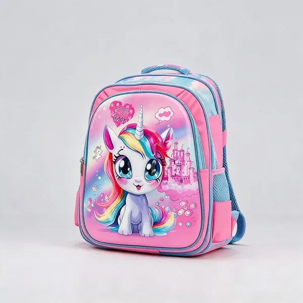 Leather_Rexine_Sweet_Baby_Compact_Backpack_For_Kids