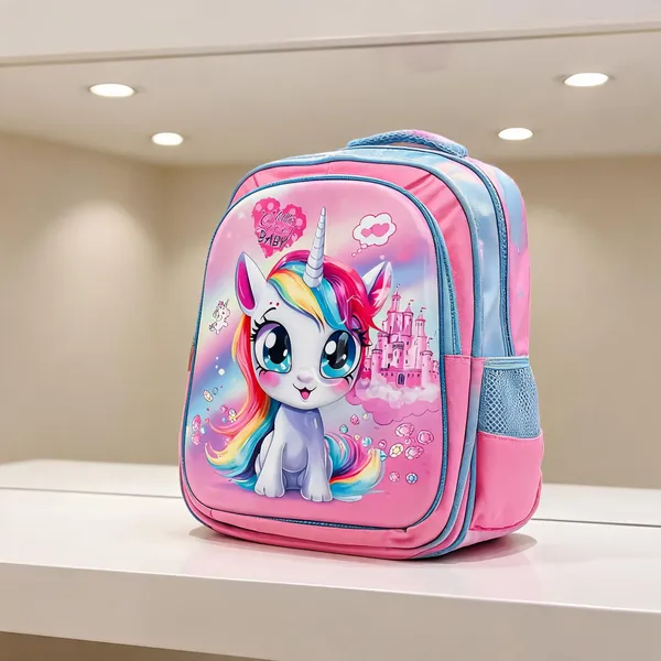 Leather_Rexine_Sweet_Baby_Compact_Backpack_For_Kids