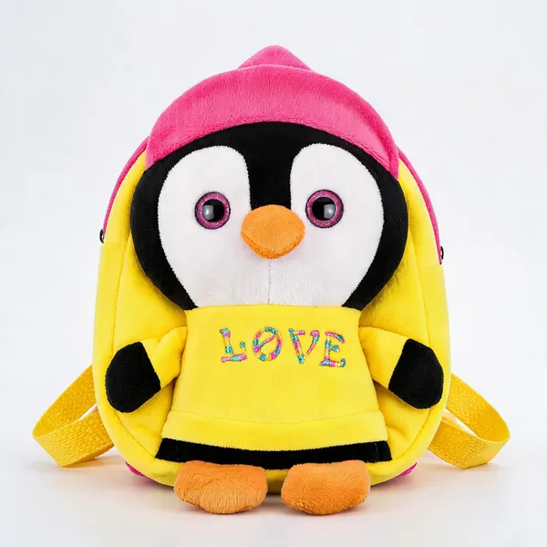 Penguin_Soft_Toy_Backpack_For_Kids