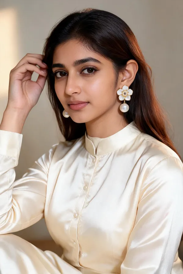 Gold_Tone_Cluster_Drop_Earrings_And_Gold_Tone_Floral_Pearl_Drop_Earrings