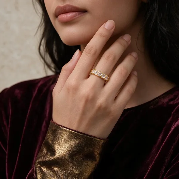 Gold_Tone_Copper_Stone_Studded_Ring_For_Women