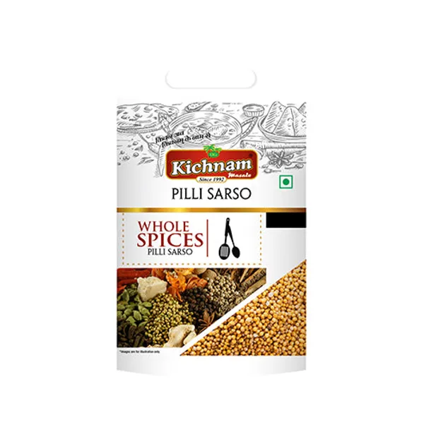 Kichnam_Pili_Sarso_Whole_Yellow_Mustard_Seeds_100G_Pack_Of_12
