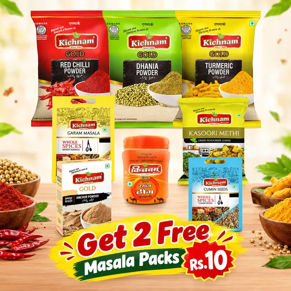 Kichnam_All-In-One_Masala_Kit_Haldi_Mirch_Dhania_Jeera_Garam_Masala_Pack_Of_8