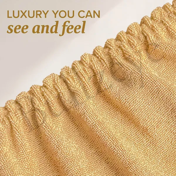 Cotton_Feel_Solid_Beige_Fitted_Elastic_Mattress_Protector
