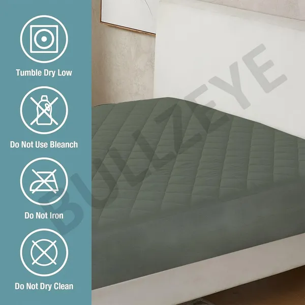 Cotton_Feel_Water-Resistant_Quilted_Diamond_Pattern_Mattress_Protector