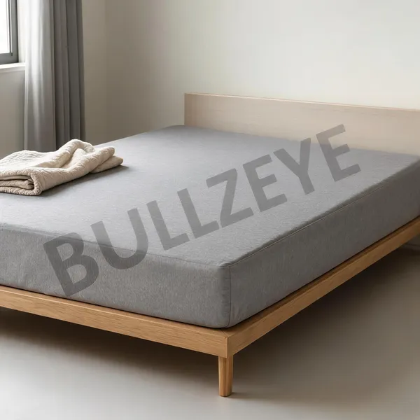 Cotton_Feel_Solid_Grey_Water-Resistant_Deep_Pocket_Mattress_Protector
