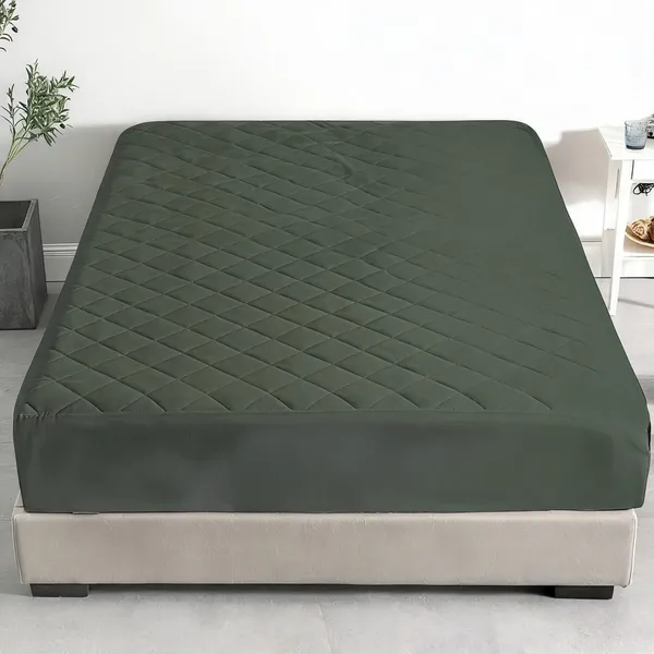 Cotton_Feel_Water-Resistant_Quilted_Diamond_Pattern_Mattress_Protector