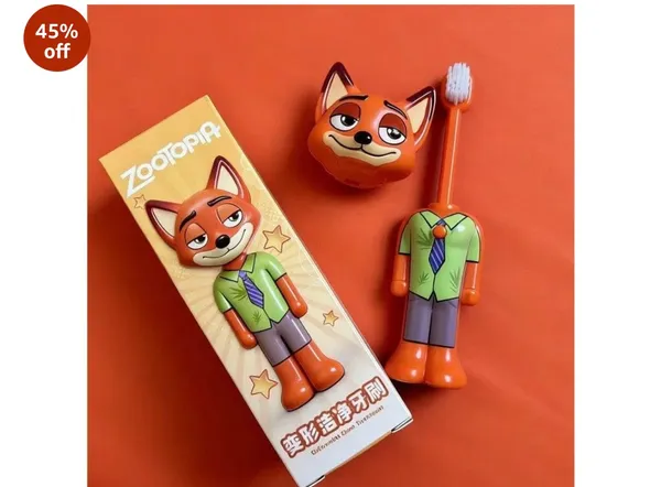 Orange_Plastic_Kids_Toothbrush_For_Kids
