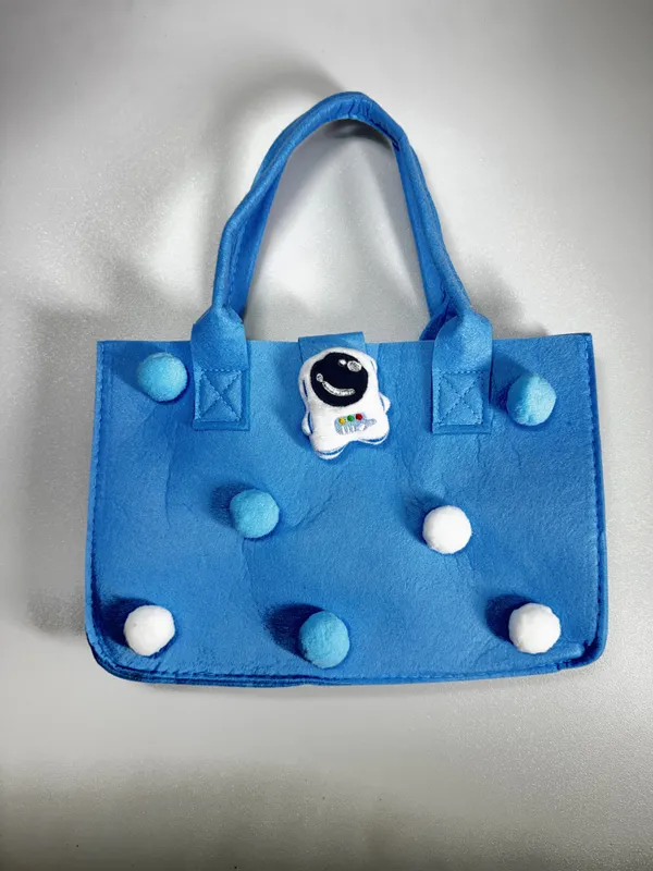 Cute_Felt_Hamper_Gift_Bag_for_Kids_|_Reusable_Tote_Bag_Adorable_Soft_Toy_Charm_&_Pom-Pom_|_Spacious_Gift_Basket_for_Birthday,_Raksha_Bandhan,_Return_Gifts,_Picnic,_Lunch_|_28x18_x15_cm_Blue