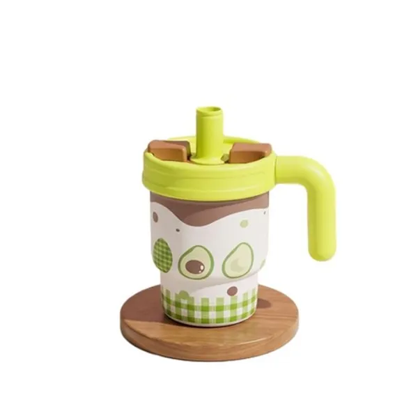 Brown__And__Green_Steel_Tumbler_For_Kids