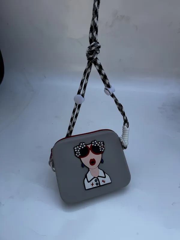 Grey_Silicone_Sling_Bag_For_Kids