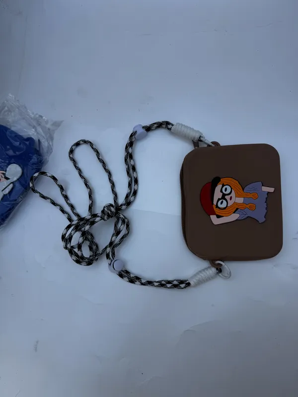 Brown_Silicone_Sling_Bag_For_Kids