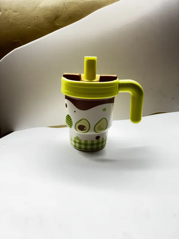 Brown__And__Green_Steel_Tumbler_For_Kids