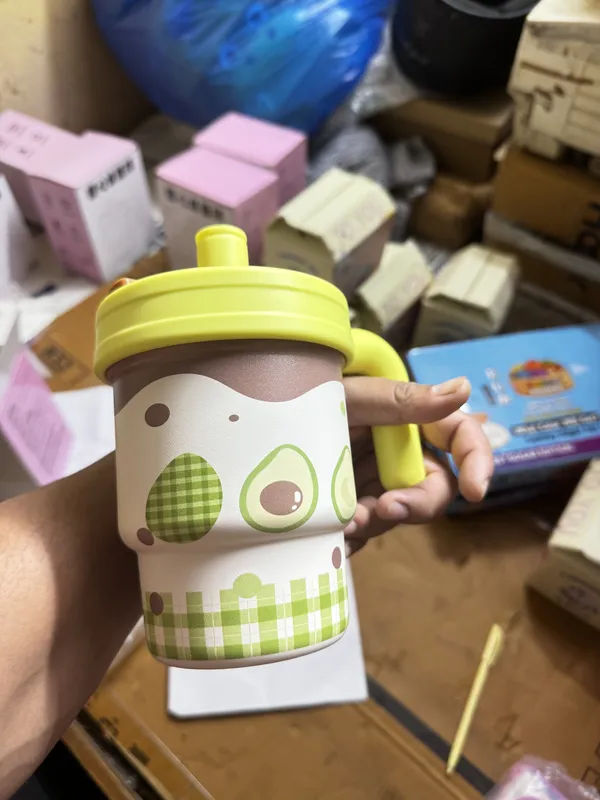 Brown__And__Green_Steel_Tumbler_For_Kids