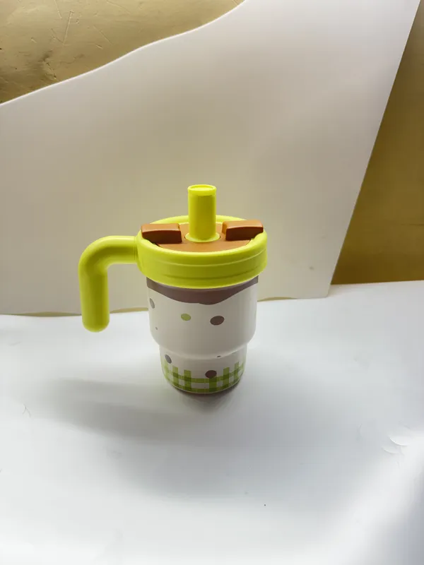 Brown__And__Green_Steel_Tumbler_For_Kids