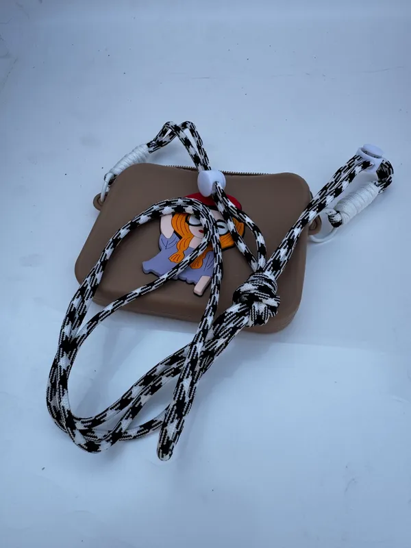 Brown_Silicone_Sling_Bag_For_Kids