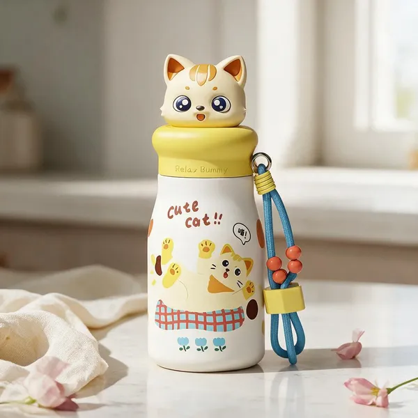 500_ML_Cute_Cartoon_Animal_Water_Bottle_for_Girls_And_Kids_Stainless_Steel
