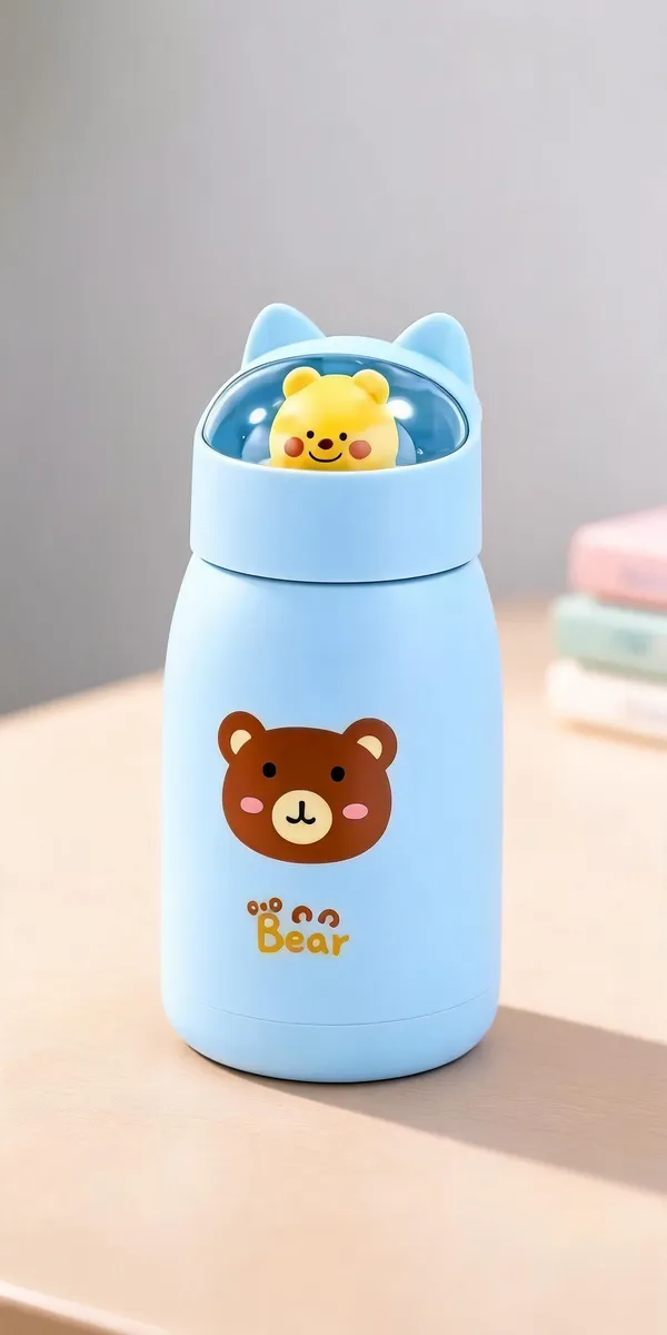 Sky_Blue_Glass_Plastic_Water_Bottle_For_Kids