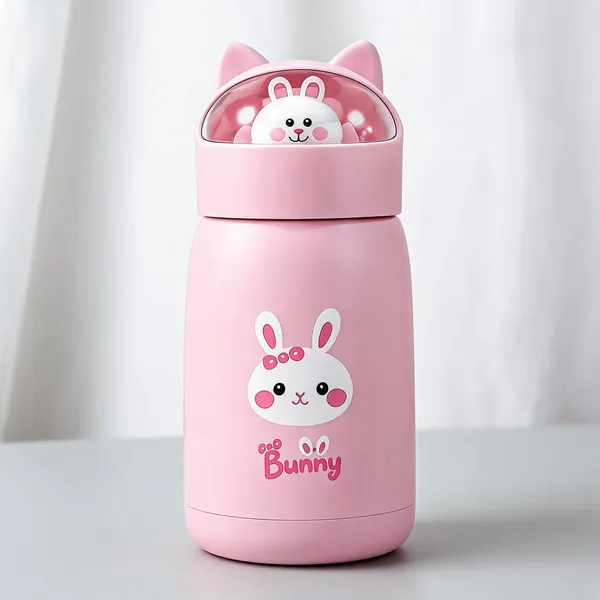 Pink_Glass_Plastic_Water_Bottle_For_Kids