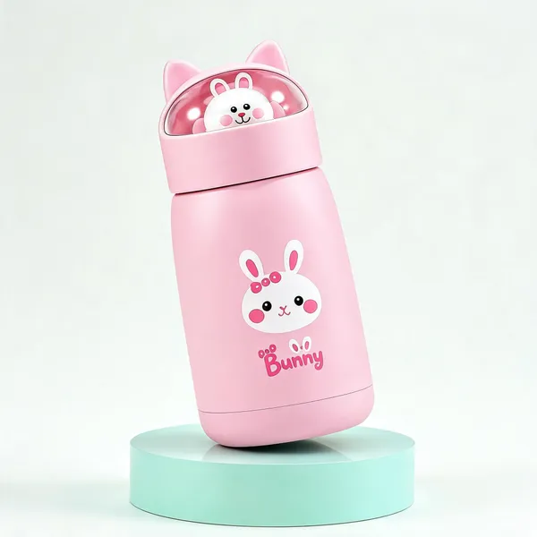 Pink_Glass_Plastic_Water_Bottle_For_Kids