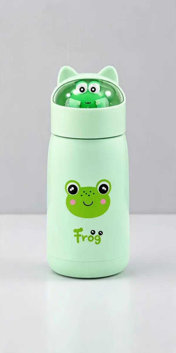 Green_Glass_Plastic_Water_Bottle_For_Kids
