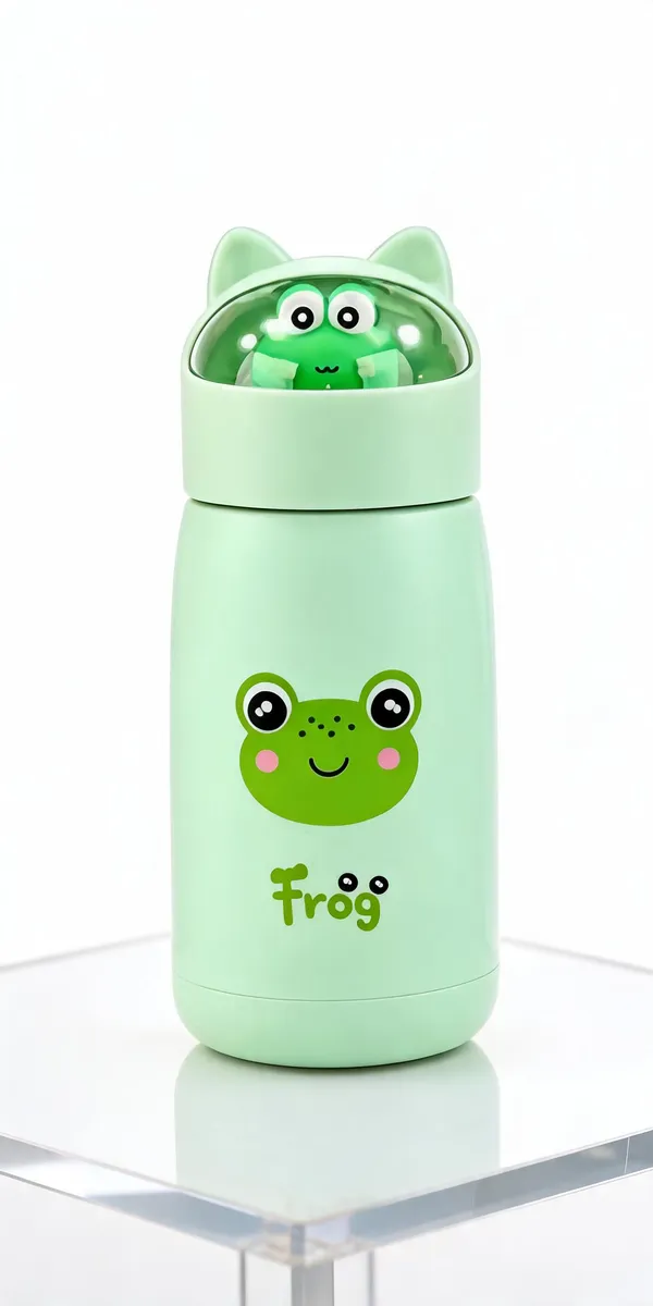Green_Glass_Plastic_Water_Bottle_For_Kids