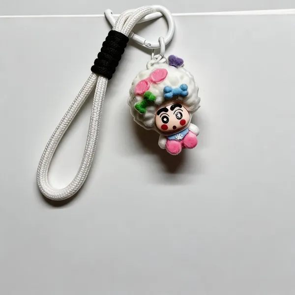 White_Velvet_Bag_Charm_For_Kids