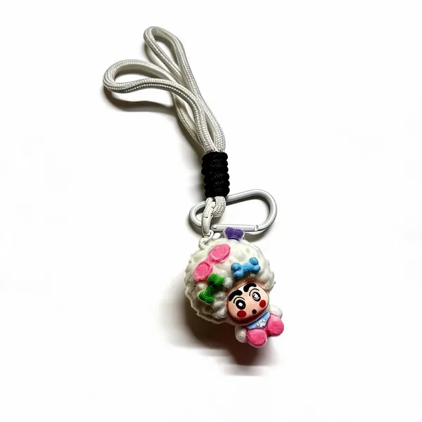 White_Velvet_Bag_Charm_For_Kids