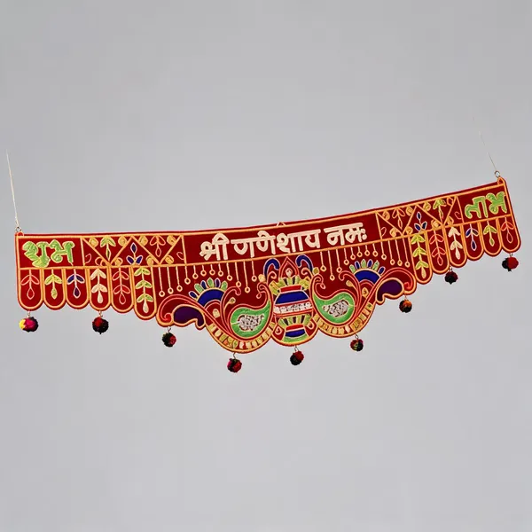 Velvet_Festive_Ganesha_Motif_Decorative_Door_Toran