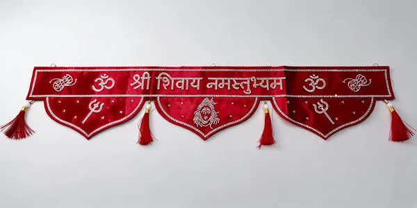 Velvet_Traditional_Om_Shivay_Motif_Door_Toran