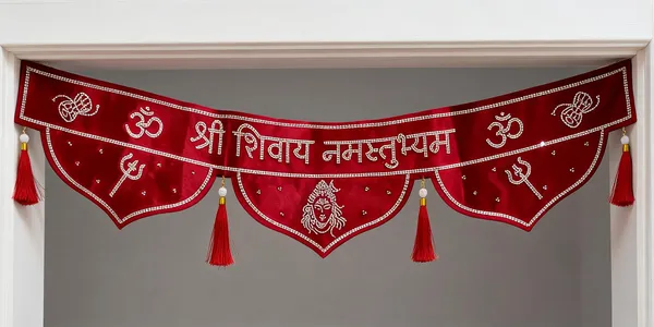 Velvet_Traditional_Om_Shivay_Motif_Door_Toran