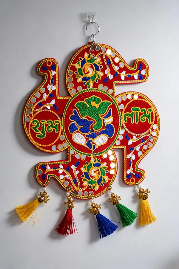 Velvet_Festive_Ganesha_Motif_Embroidered_Wall_Hanging