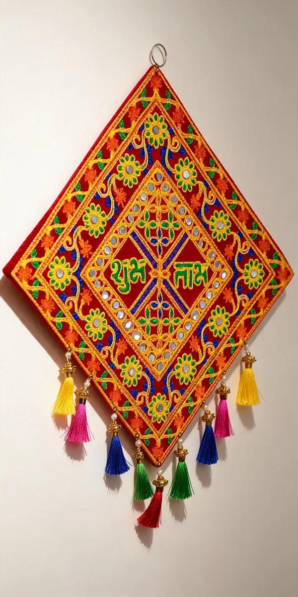 Velvet_Festive_Diamond_Shubh_Labh_Wall_Hanging
