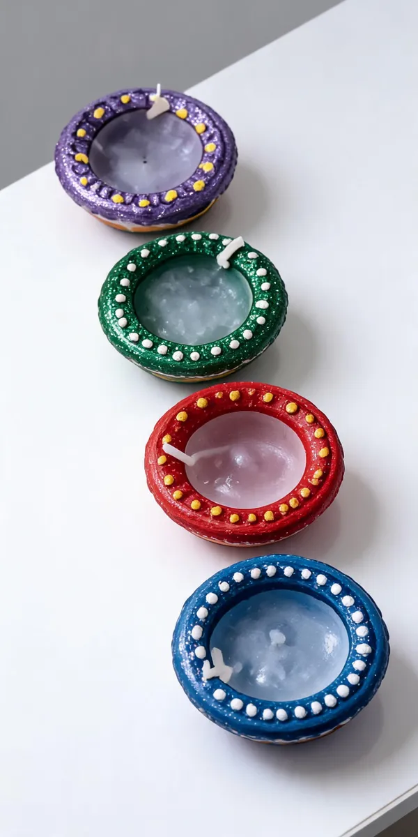 Clay_Festive_Multicolour_Hand-Painted_Diya_Set
