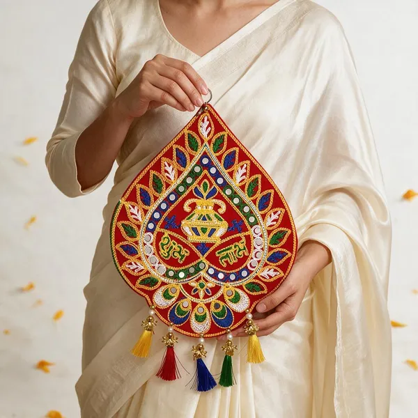 Velvet_Traditional_Shubh_Labh_Kalash_Wall_Hanging