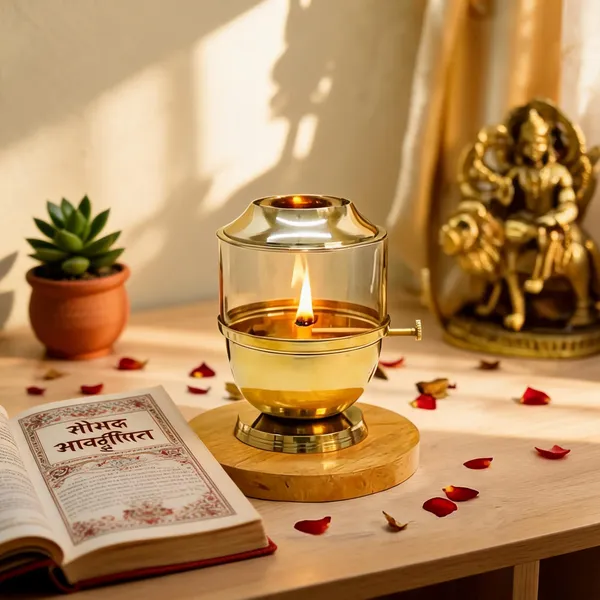 Metal_Glass_Festive_Traditional_Enclosed_Oil_Lamp
