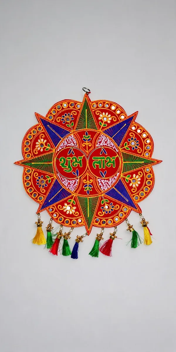 Velvet_Festive_Traditional_Shubh_Labh_Embroidered_Wall_Hanging